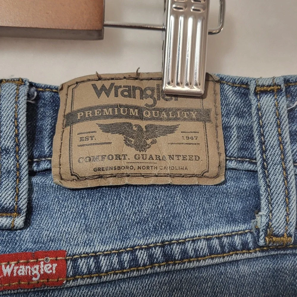 Wrangler Mens Relaxed Bootcut Jeans Medium Wash Premium‎ Quality Denim 34w
